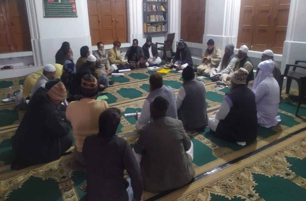 میٹنگ کا ایک منظر