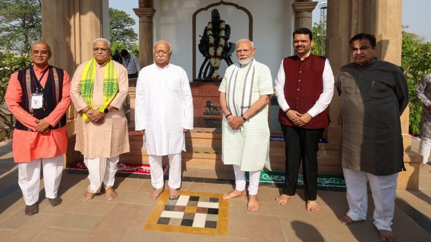 آر ایس ایس ہیڈکوارٹر کا دورہ، کسی انہونی کا پیش خیمہ تو نہیں؟