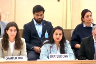 جنیوا میں ہیومن رائٹس کونسل سے جے پور کی فائزہ کیا خطاب