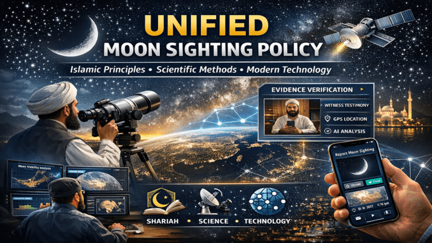 رویتِ ہلال کے تعین کے لیے ایک جدید، شرعی اور سائنسی نظام